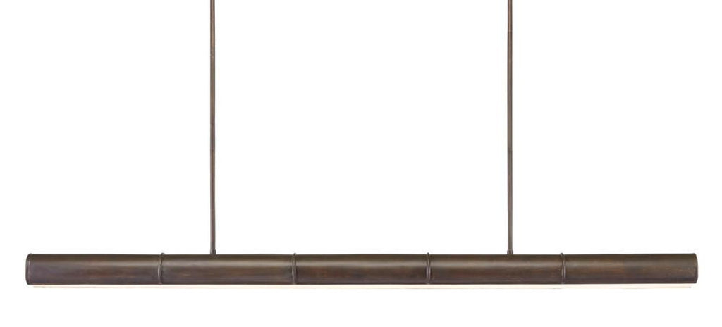 Lyon Large Bronze Linear Chandelier