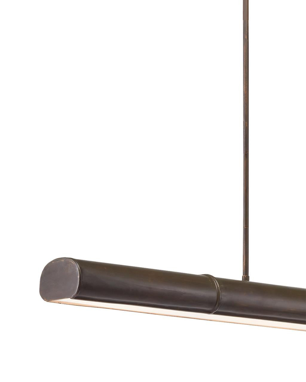 Lyon Large Bronze Linear Chandelier