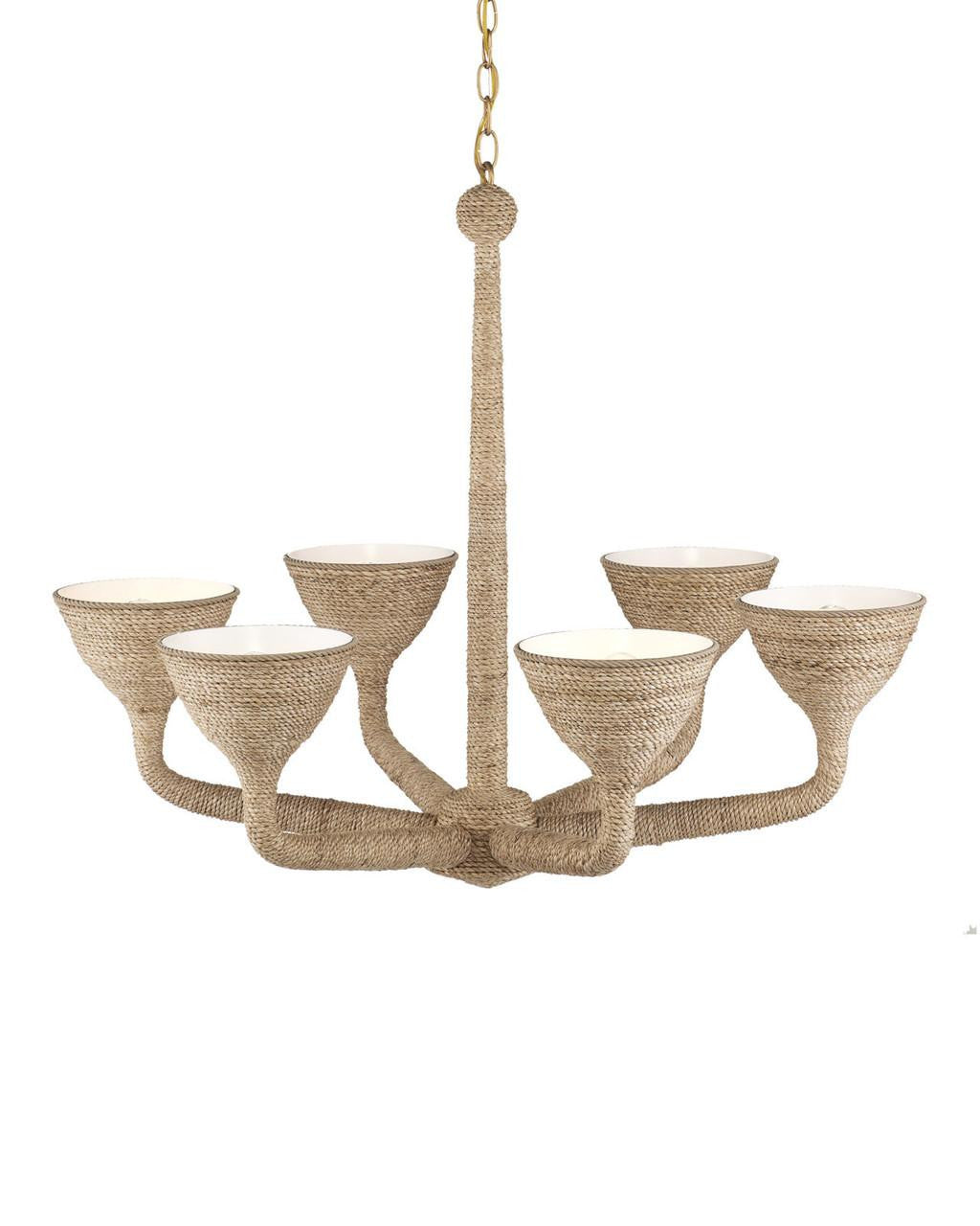 Driftwood Whitewash Ring Chandelier