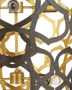 Mauresque Medium Bronze & Gold Chandelier
