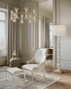 Grace Chandelier, LED, Black, Wood, 48"W (700GRC48BW-LED930 70PDJRJ)