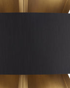 Oxenwood Brass & Black Chandelier