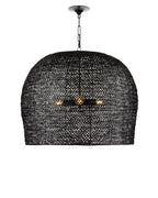 Piero Large Black Chandelier