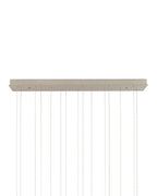 Posh 15-Light Round Multi-Drop Pendant