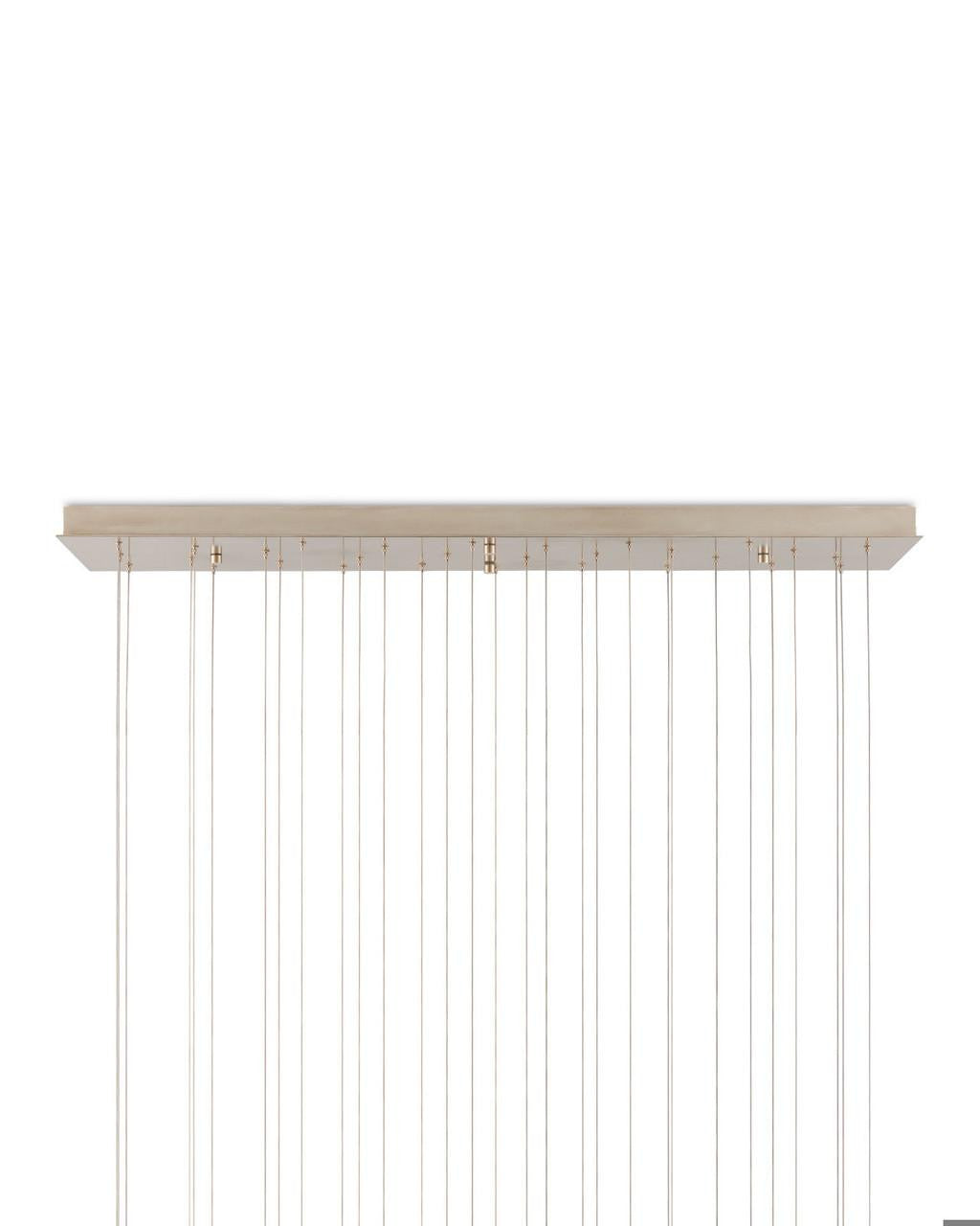 Posh 15-Light Linear Multi-Drop Pendant