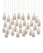 Posh 15-Light Linear Multi-Drop Pendant