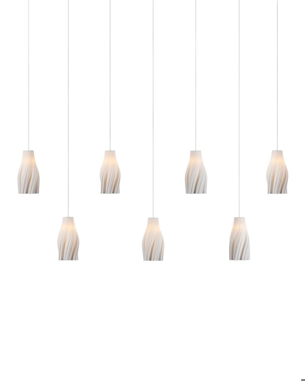 Posh 7-Light Round Multi-Drop Pendant