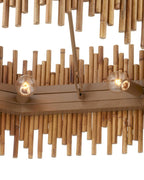 Coquette Small Brass Chandelier