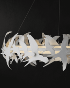 Tijereta White Chandelier