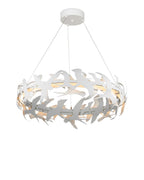Tijereta White Chandelier