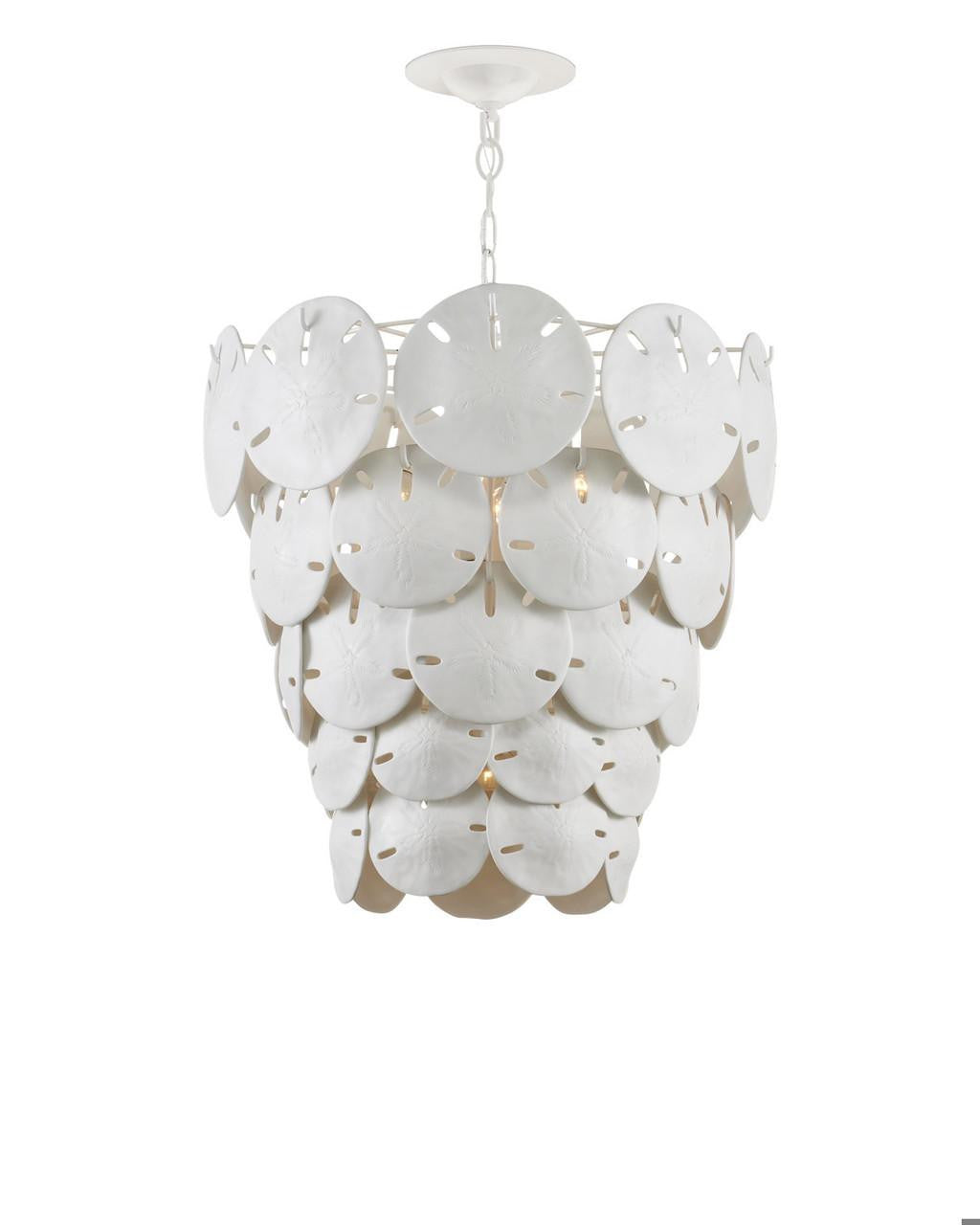 Tulum Large White Chandelier