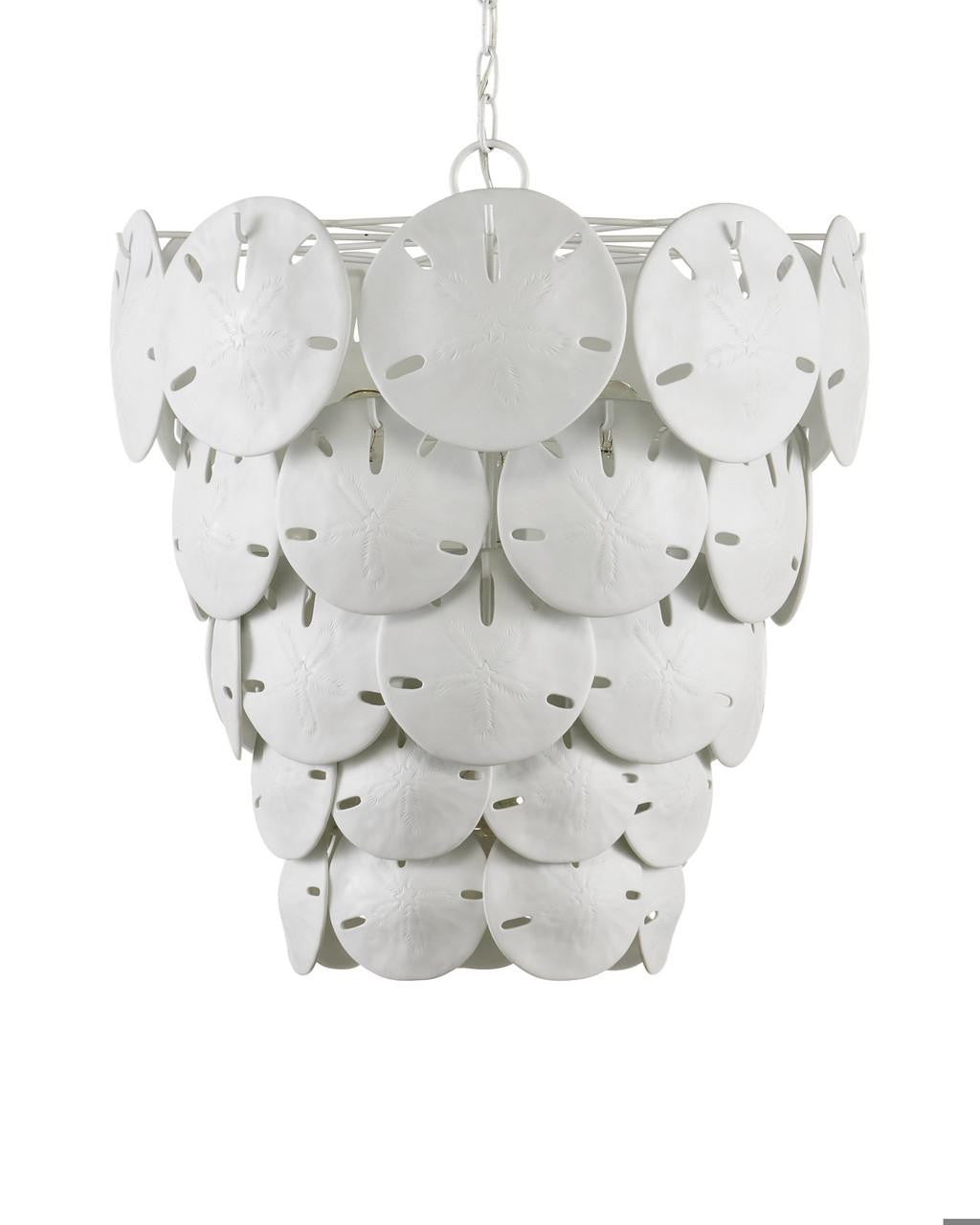 Tulum Large White Chandelier
