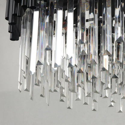 Vigo Crystal Chandelier, Diameter 32"By MORSALE