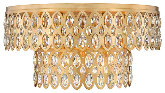 Dealey 12 Light Flush Mount, Heirloom BrassBy Z-LIte