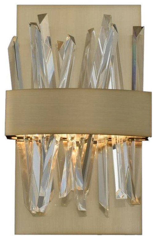 Luxurious Glacier LED Wall SconceBy KALCO LIGHTING
