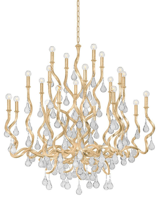 Corbett Lighting 414-48 Aveline 20 Light 48"W Crystal Candle - Gold LeafBy Corbett Lighting