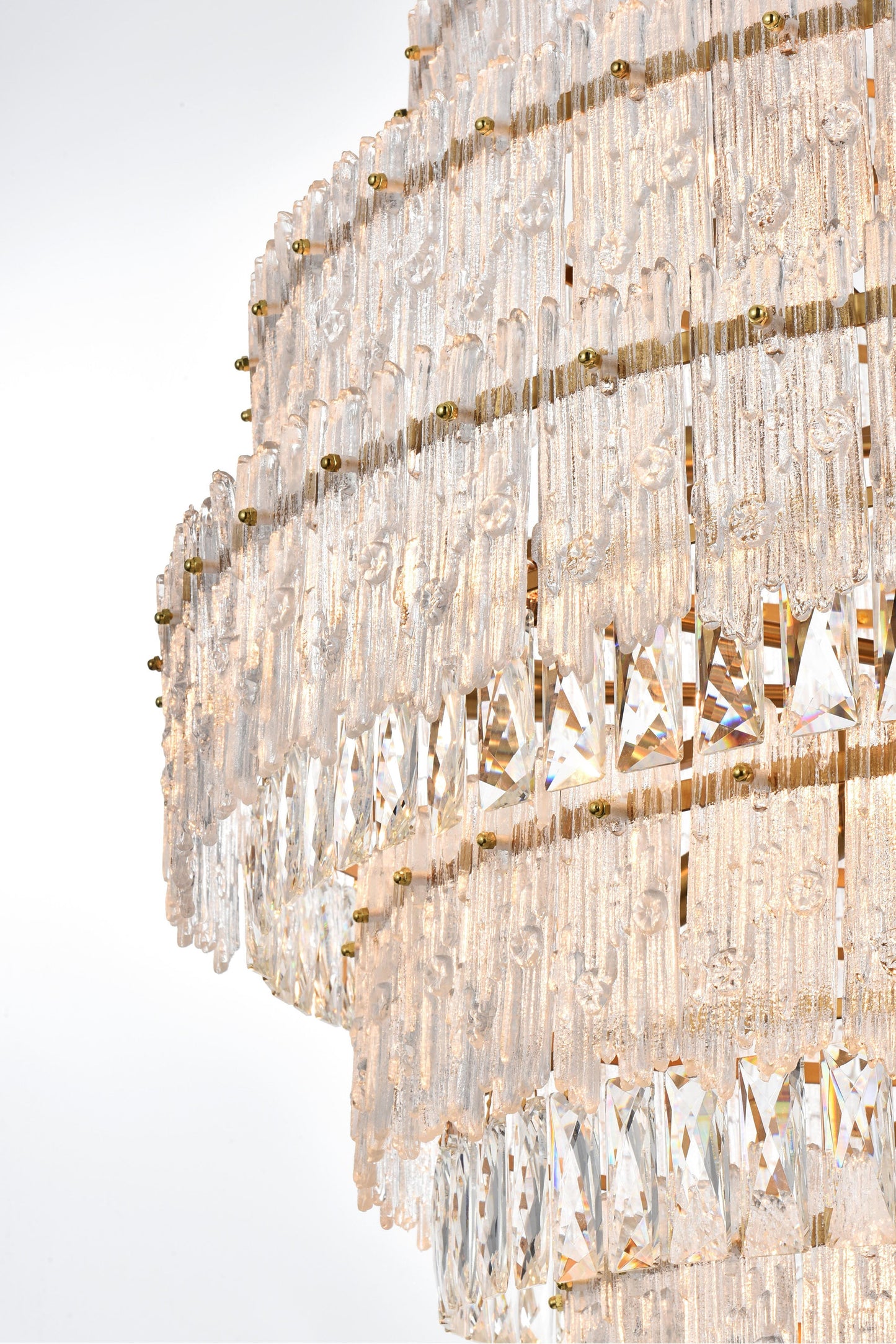 Home Living 36" Chandelier, Satin GoldBy Home Living