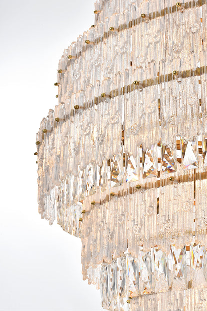 Home Living 36" Chandelier, Satin GoldBy Home Living