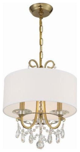 Othello 3 Light Chandelier in Classic Style, 15"Wx15"HBy Crystorama Lighting