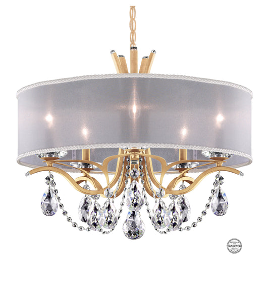 Schonbek Va8305N-26S1 5 Light Crystal Chandelier, French GoldBy Schonbek