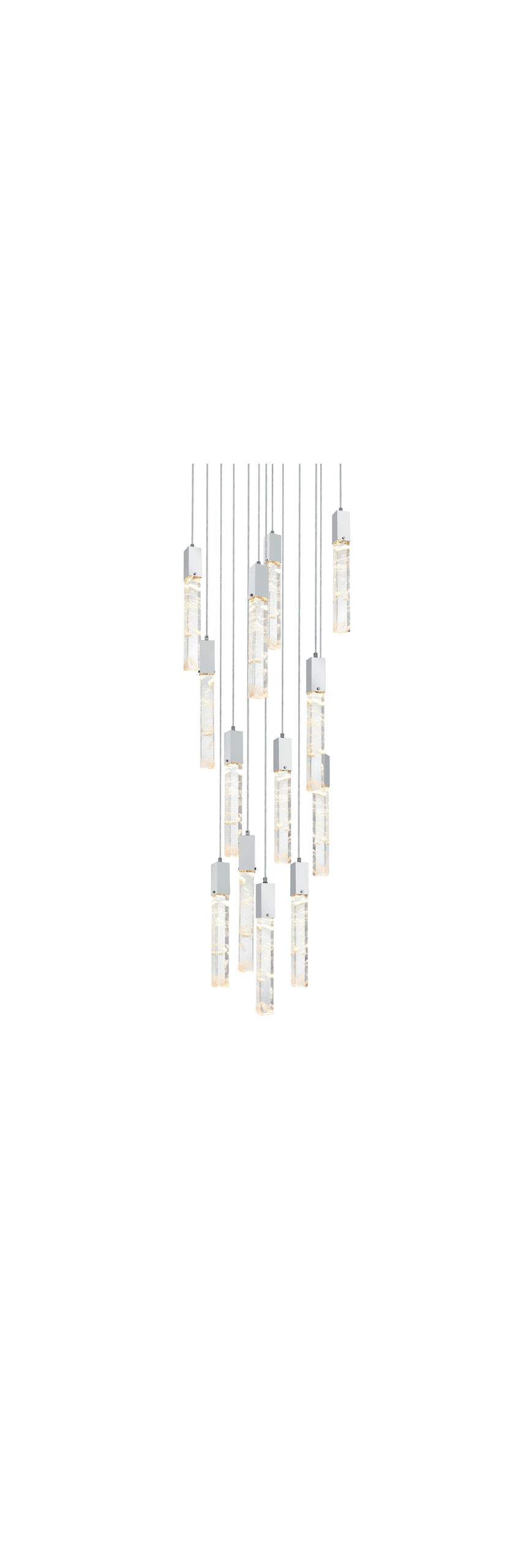 Home Living 30" Chandelier, ChromeBy Home Living