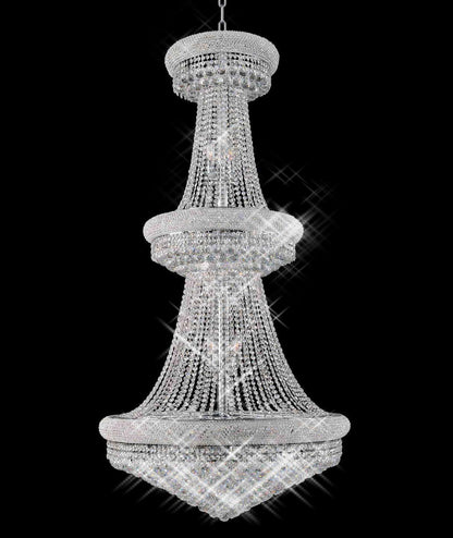 Artistry Lighting Primo Collection Chandelier 36x66, ChromeBy Artistry Lighting