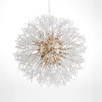 Chic Modern Metal Crystal Globe Design Chandeliers Kitchen Lighting Dining Room Lighting Ceiling Light 1 Bulb
