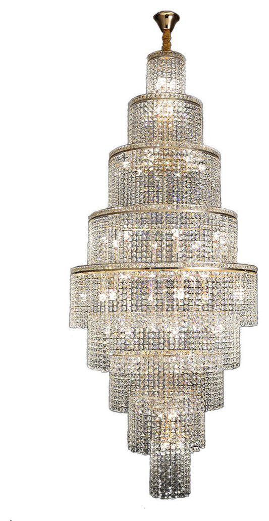 Capri | Large Crystal Chandelier for Living Room, 23.6''By Miron Demid LLC