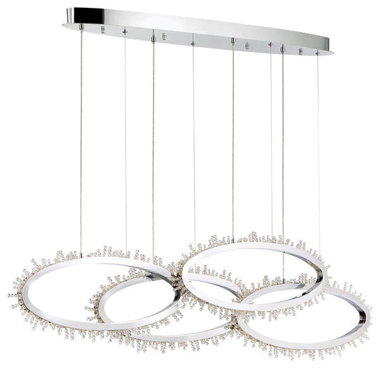 Chrome LED Chandelier from the Scoppia CollectionBy Eurofase Lighting