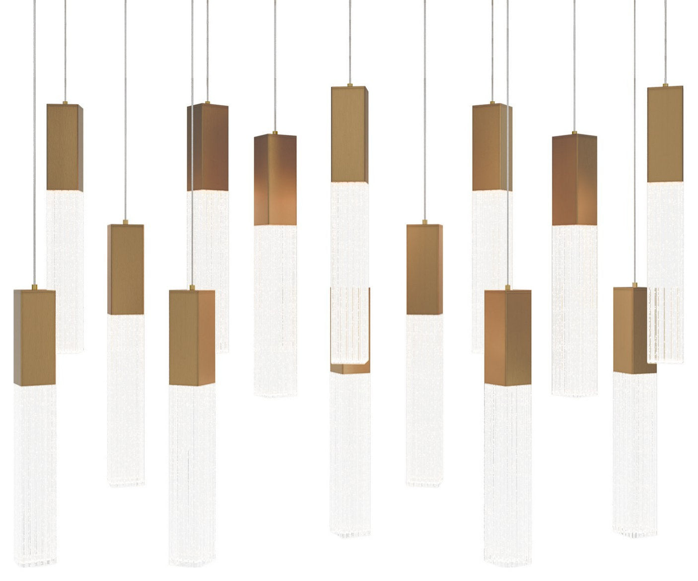 Cinema LED Pendant in Aged BrassBy Modern Forms