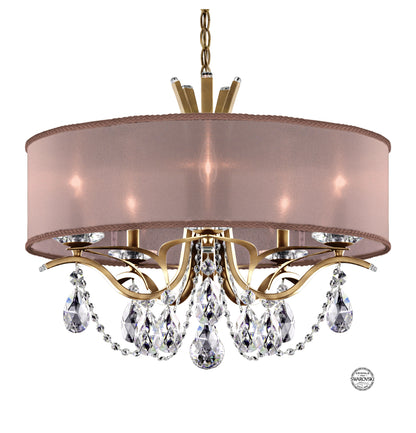 Schonbek Va8305N-22S3 5 Light Crystal Chandelier, Heirloom GoldBy Schonbek