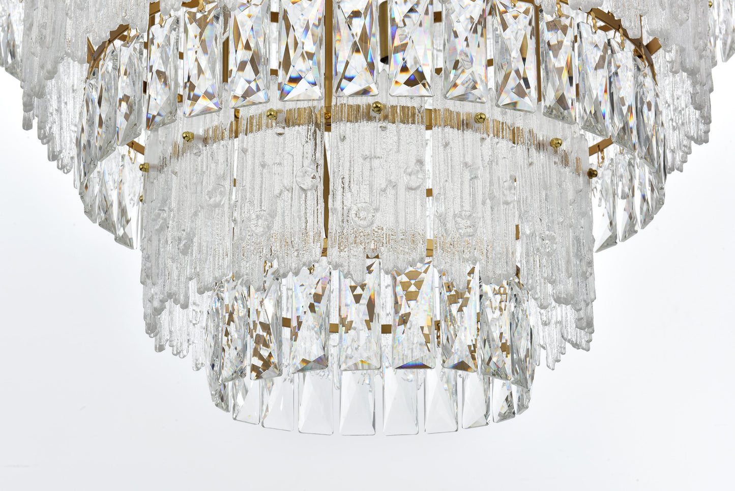 Home Living 36" Chandelier, Satin GoldBy Home Living