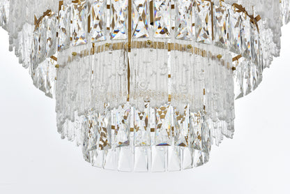 Home Living 36" Chandelier, Satin GoldBy Home Living