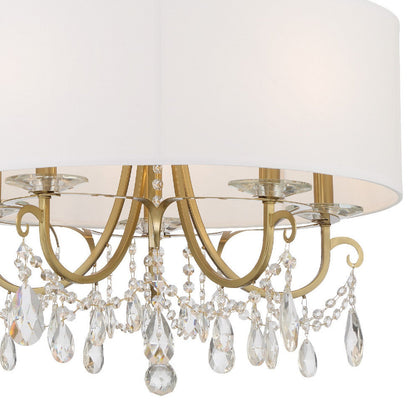 Crystorama Othello 5 Light Chandelier 6625-VG-CL-S - Vibrant GoldBy Crystorama Lighting