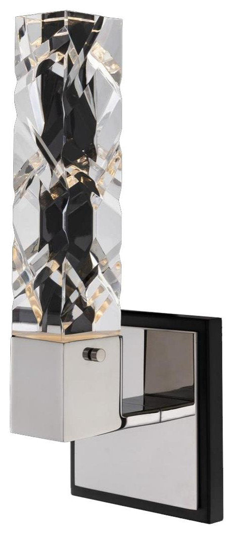 Serres One Light Ada Wall Sconce, BlackBy KALCO LIGHTING
