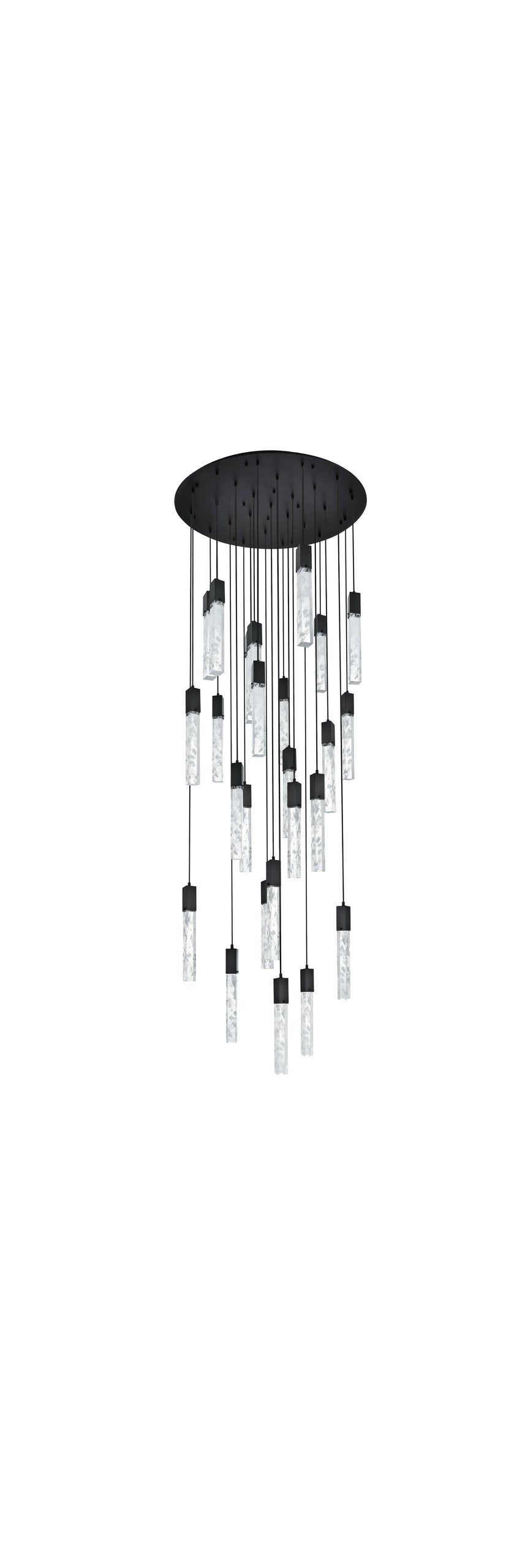 Home Living 42" Chandelier, BlackBy Home Living