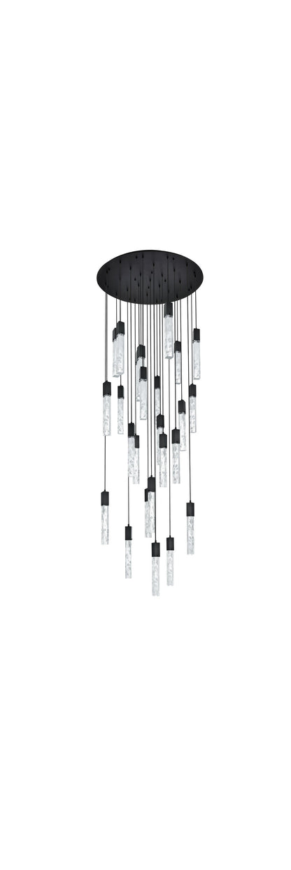 Home Living 42" Chandelier, BlackBy Home Living