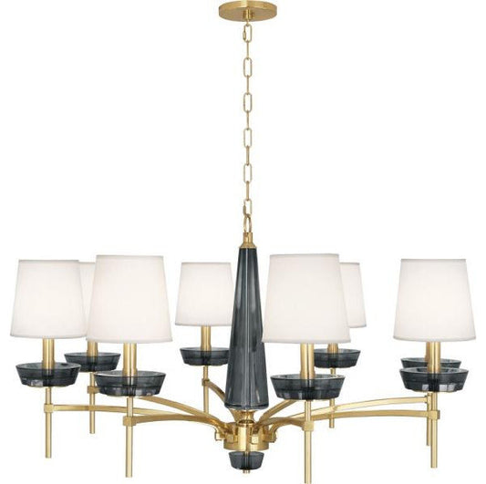 Cristallo 8-Light Chandelier 41"Wx23.25"HBy Robert Abbey, Inc.
