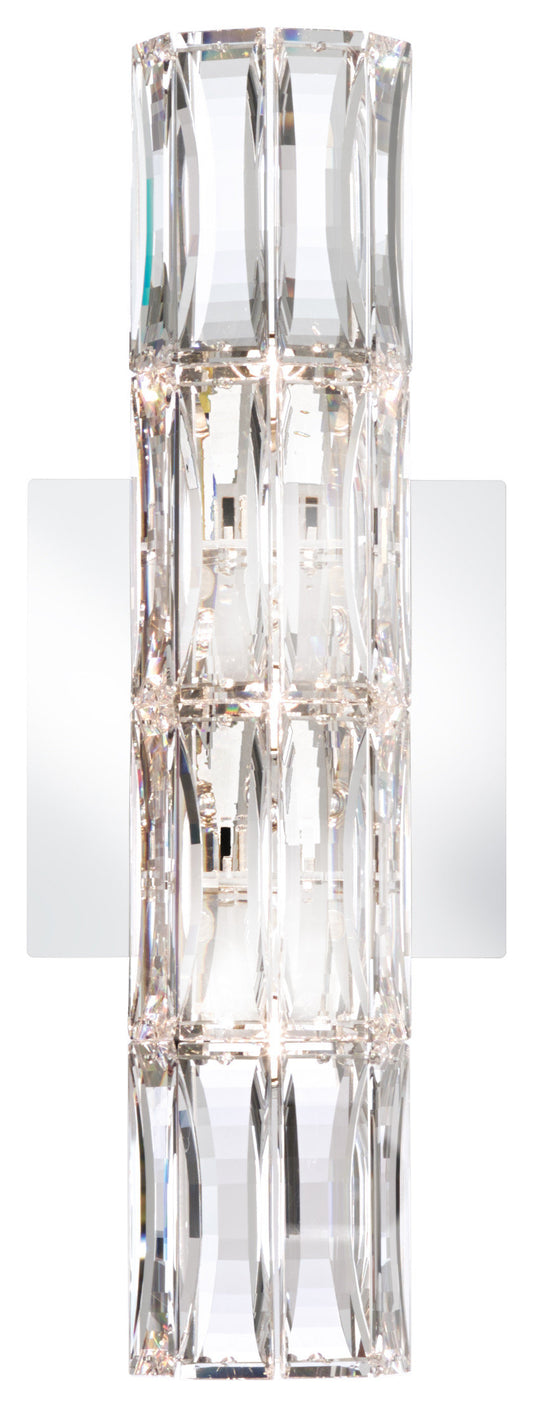 Schonbek A9950Nr700224 3 Light Crystal Sconce, Stainless SteelBy Schonbek