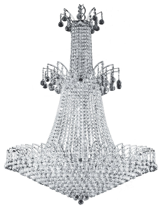 Artistry Lighting Victoria Ball Collection Crystal Chandelier, Chrome, 32"x43"By Artistry Lighting