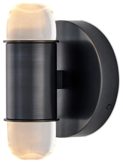 Capsule Bronze Wall SconceBy Currey & Company