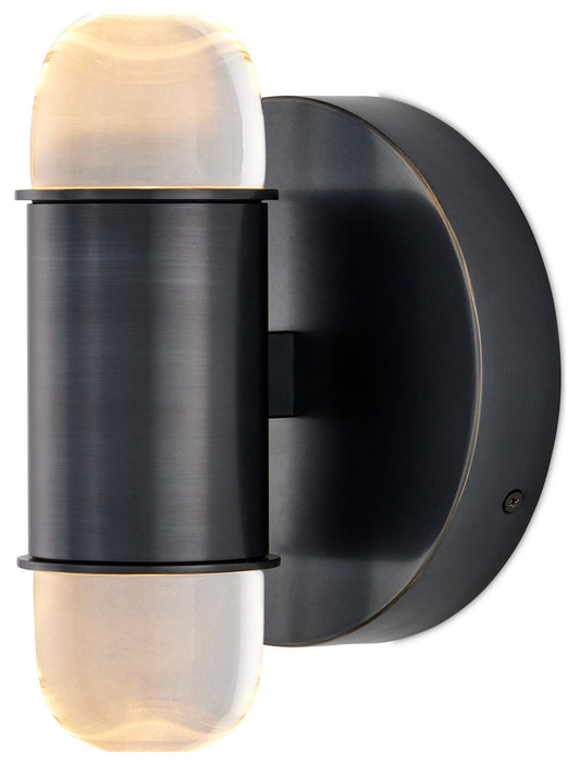 Capsule Bronze Wall SconceBy Currey & Company