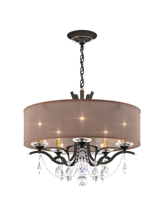 Schonbek Va8305N-51H3 5 Light Crystal Chandelier, BlackBy Schonbek