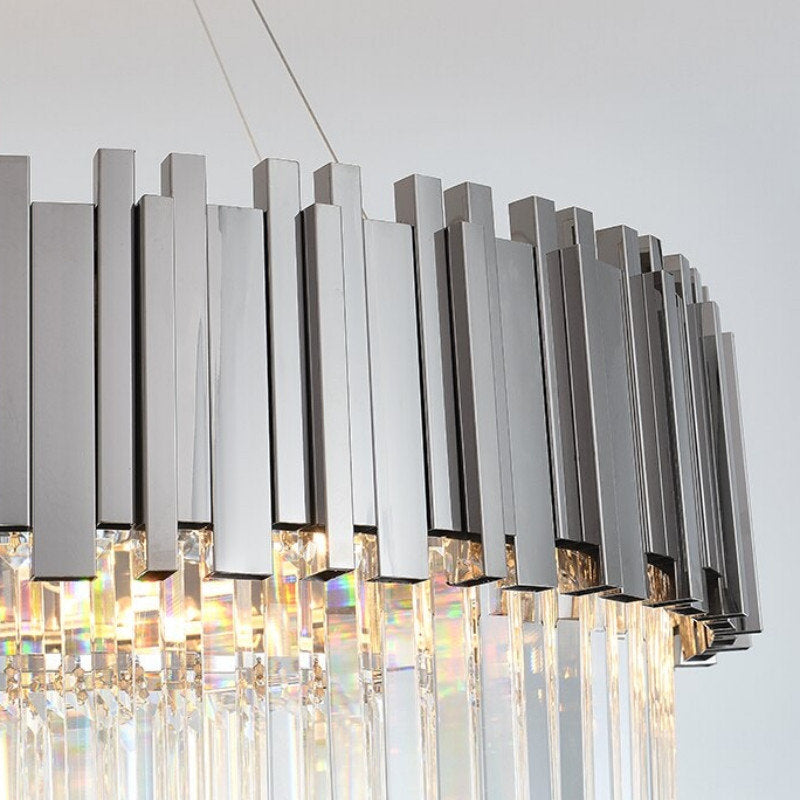 Gio Collection Polished Chrome Crystal ChandelierBy MORSALE