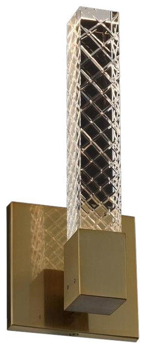 Apollo Gold And Crystal Wall SconceBy KALCO LIGHTING