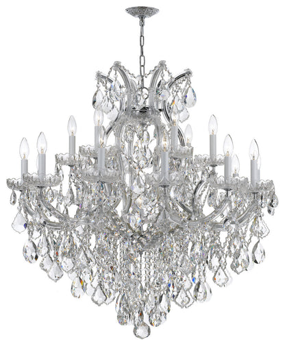 Crystorama Lighting Group 4418-CL-I Maria Theresa 19 Light 38"W - PolishedBy Crystorama Lighting