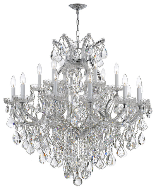 Crystorama Lighting Group 4418-CL-I Maria Theresa 19 Light 38"W - PolishedBy Crystorama Lighting