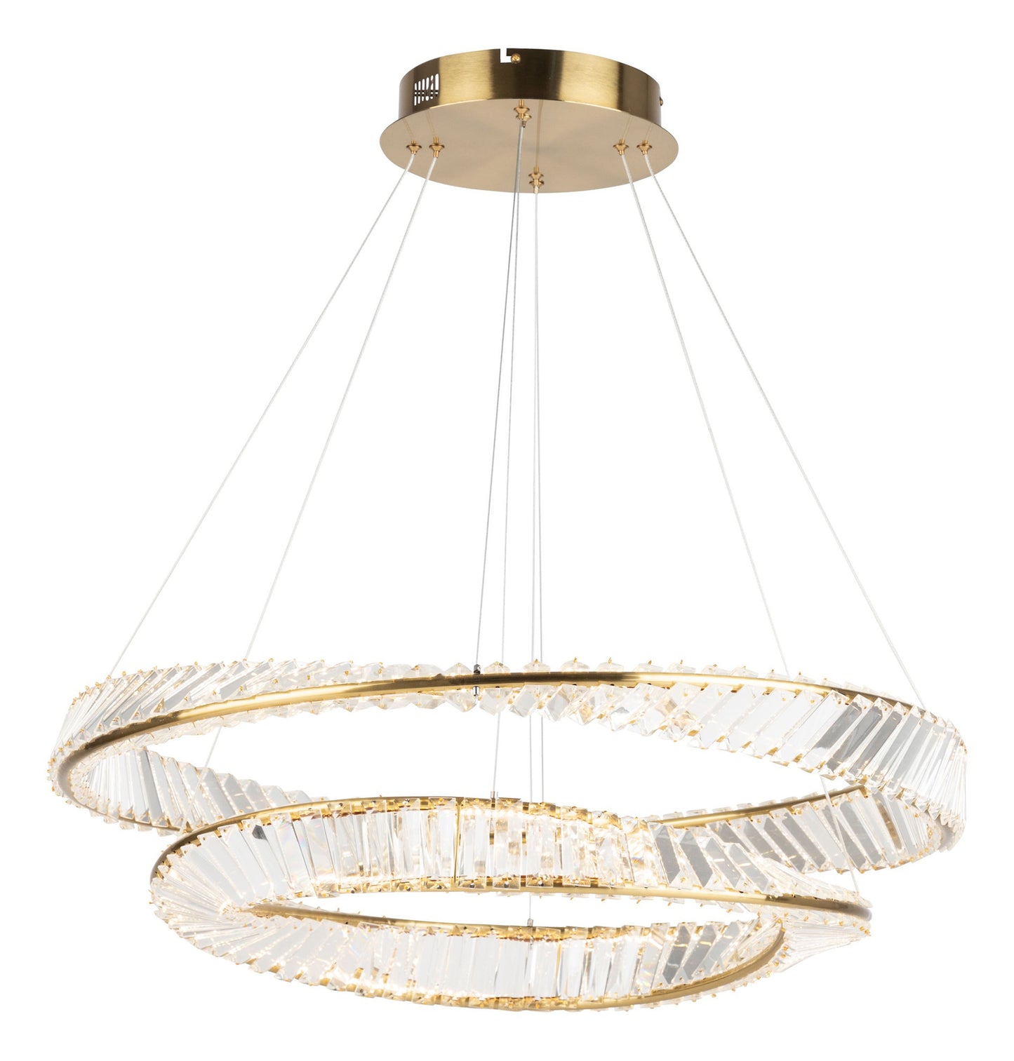 Stella LED Chandelier - 65W - Brushed BrassBy ARTCRAFT Lighting