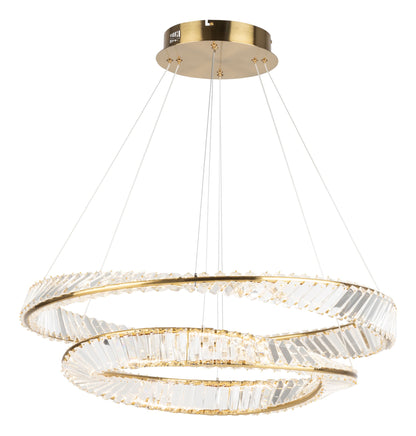 Stella LED Chandelier - 65W - Brushed BrassBy ARTCRAFT Lighting