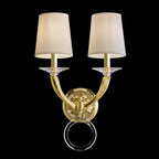 Bagatelle Wall Sconce, 1-Light, French Gold, Clear Swarovski Crystal, 13"H (1240-26S 1HPUGA)